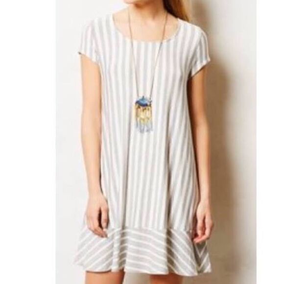PUELLA BY ANTHROPOLOGIE STRIPE SWING DRESS SZ XS - Picture 1 of 4